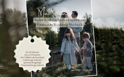 Weihnachtsshooting auf Weihnachtsbaumplantage | Outdoor